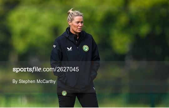 Republic of Ireland Women Training Session and Press Conference Republic of Ireland Women Training Session and Press Conference