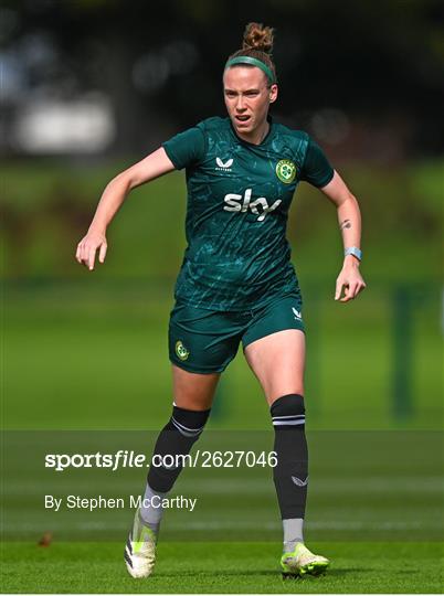 Republic of Ireland Women Training Session and Press Conference Republic of Ireland Women Training Session and Press Conference