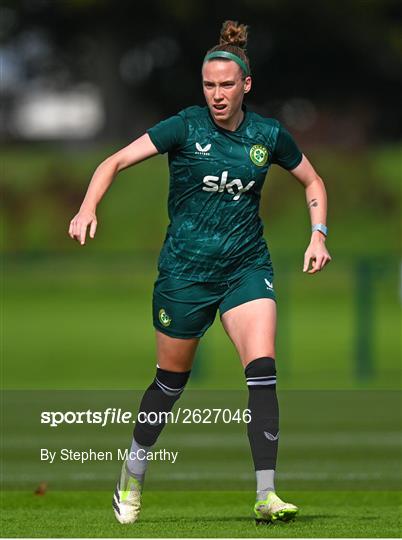 Republic of Ireland Women Training Session and Press Conference