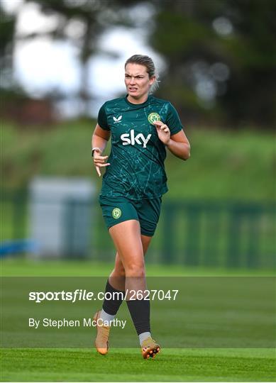 Republic of Ireland Women Training Session and Press Conference Republic of Ireland Women Training Session and Press Conference