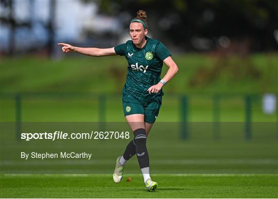 Republic of Ireland Women Training Session and Press Conference