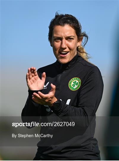 Republic of Ireland Women Training Session and Press Conference Republic of Ireland Women Training Session and Press Conference