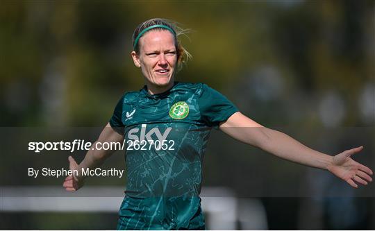 Republic of Ireland Women Training Session and Press Conference Republic of Ireland Women Training Session and Press Conference