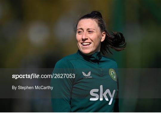 Republic of Ireland Women Training Session and Press Conference Republic of Ireland Women Training Session and Press Conference