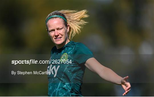Republic of Ireland Women Training Session and Press Conference Republic of Ireland Women Training Session and Press Conference