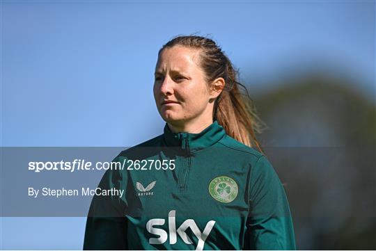 Republic of Ireland Women Training Session and Press Conference Republic of Ireland Women Training Session and Press Conference