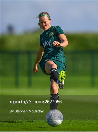 Republic of Ireland Women Training Session and Press Conference Republic of Ireland Women Training Session and Press Conference