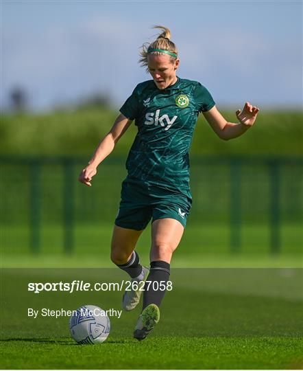 Republic of Ireland Women Training Session and Press Conference Republic of Ireland Women Training Session and Press Conference