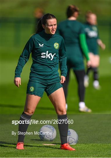 Republic of Ireland Women Training Session and Press Conference Republic of Ireland Women Training Session and Press Conference