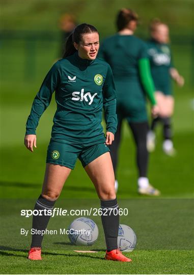 Republic of Ireland Women Training Session and Press Conference