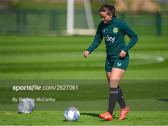 Republic of Ireland Women Training Session and Press Conference Republic of Ireland Women Training Session and Press Conference