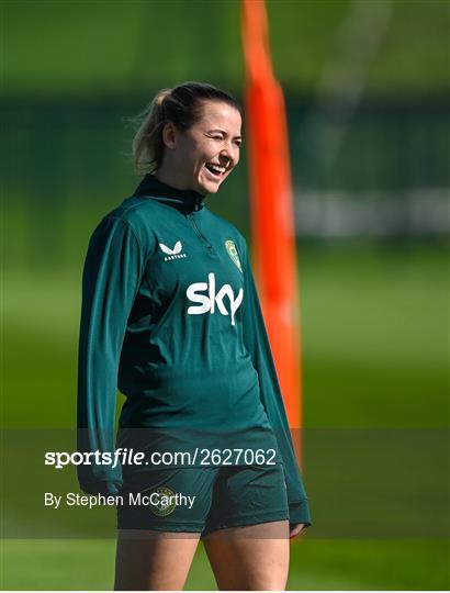 Republic of Ireland Women Training Session and Press Conference