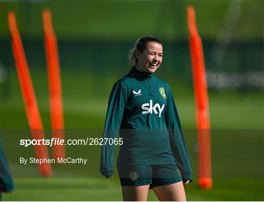 Republic of Ireland Women Training Session and Press Conference