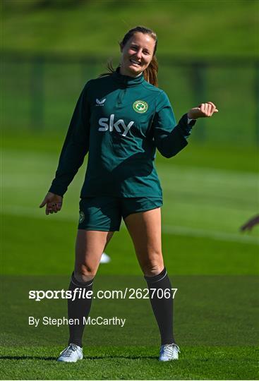 Republic of Ireland Women Training Session and Press Conference Republic of Ireland Women Training Session and Press Conference