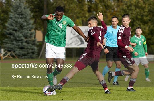Latvia v Republic of Ireland - UEFA European U21 Championship Qualifier