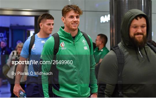 Ireland Rugby Team Return From 2023 Rugby World Cup