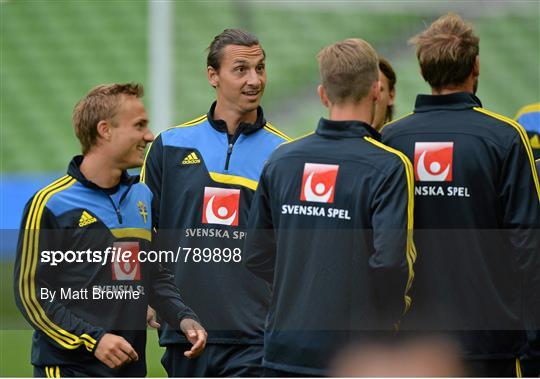 Sweden Squad Training - Thursday 5th September 2013