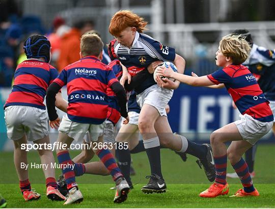 Bank of Ireland Half-Time Minis at Leinster v Edinburgh - United Rugby Championship