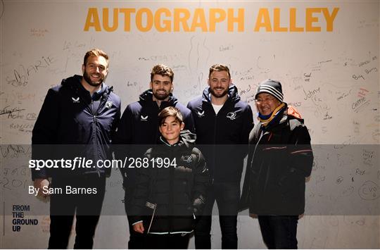 Activities at Leinster v Scarlets - United Rugby Championship