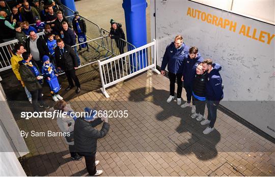 Activities at Leinster v Scarlets - United Rugby Championship