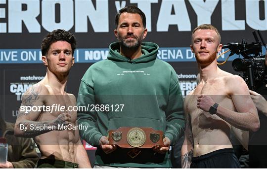 Cameron v Taylor 2 - Weigh-Ins