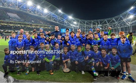 Bank of Ireland Half-Time Minis at Leinster v Munster - United Rugby Championship
