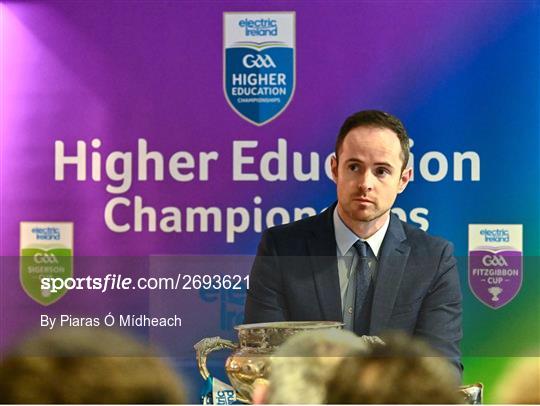 Electric Ireland Higher Education Championship Draw