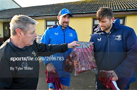 Leinster Rugby Players Attend Roscrea RFC Training Session