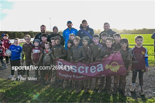 Leinster Rugby Players Attend Roscrea RFC Training Session