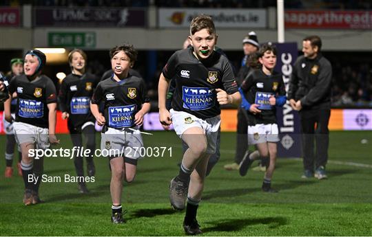 Bank of Ireland Half-time Minis at Leinster v Sale Sharks - Investec Champions Cup Pool 4 Round 2