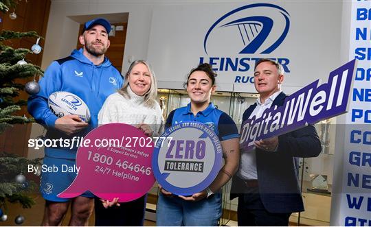 Leinster Rugby, Meath Women’s Refuge and DigitalWell Photocall