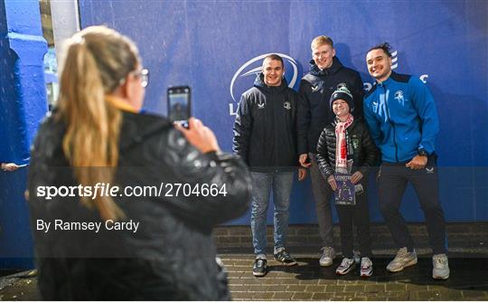 Activities at Leinster v Ulster - United Rugby Championship