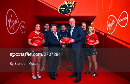Virgin Media Park: Munster Rugby’s home in Cork renamed as five-year naming rights deal announced