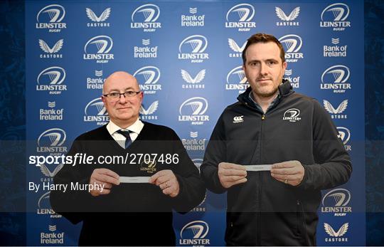 Bank of Ireland Leinster Rugby Clubs, Youth and Girls Draw 2024