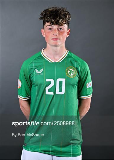 Republic of Ireland U17's Squad Portraits