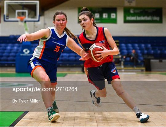 Coláiste Na Carraige, Donegal v St Andrew's College - Pinergy Basketball Ireland U16B Girls Schools Cup Final