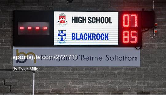The High School v Blackrock College - Bank of Ireland Leinster Schools Senior Cup First Round