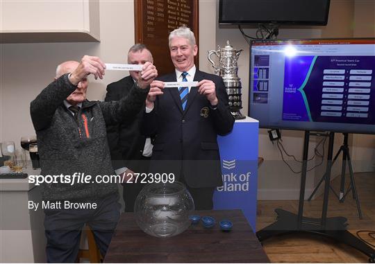 Bank of Ireland Provincial Towns Cup Second Round Draw