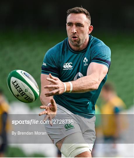 Ireland Rugby Captain's Run and Media Conference Ireland Rugby Captain's Run and Media Conference