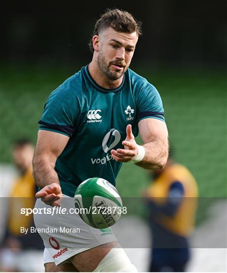 Ireland Rugby Captain's Run and Media Conference Ireland Rugby Captain's Run and Media Conference