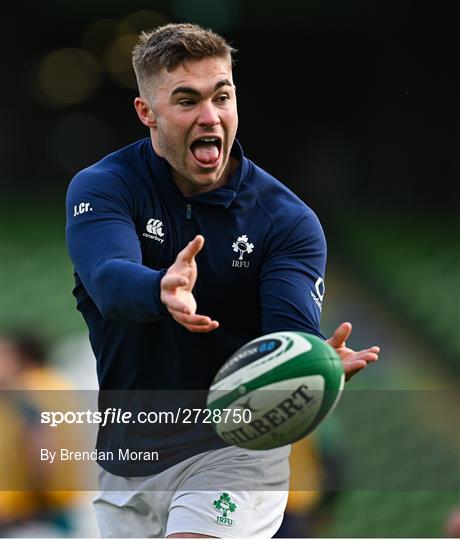 Ireland Rugby Captain's Run and Media Conference Ireland Rugby Captain's Run and Media Conference