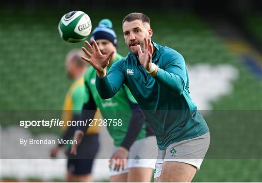 Ireland Rugby Captain's Run and Media Conference Ireland Rugby Captain's Run and Media Conference