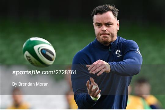 Ireland Rugby Captain's Run and Media Conference Ireland Rugby Captain's Run and Media Conference