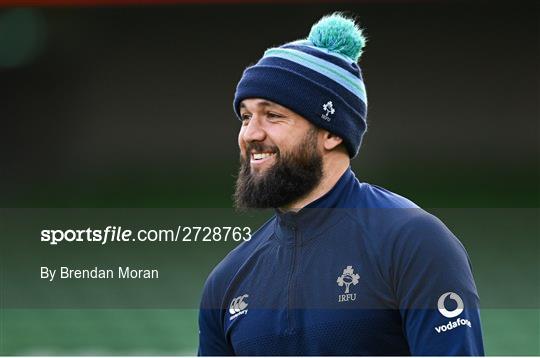 Ireland Rugby Captain's Run and Media Conference Ireland Rugby Captain's Run and Media Conference