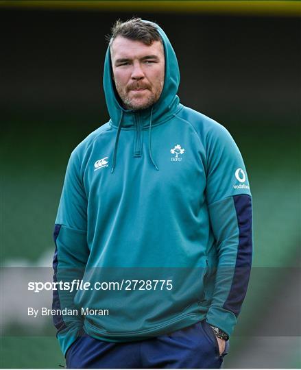 Ireland Rugby Captain's Run and Media Conference