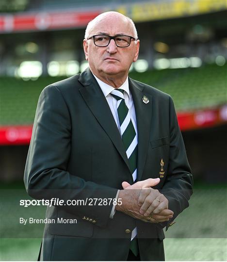 Ireland Rugby Captain's Run and Media Conference