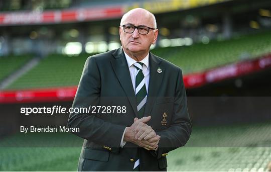 Ireland Rugby Captain's Run and Media Conference