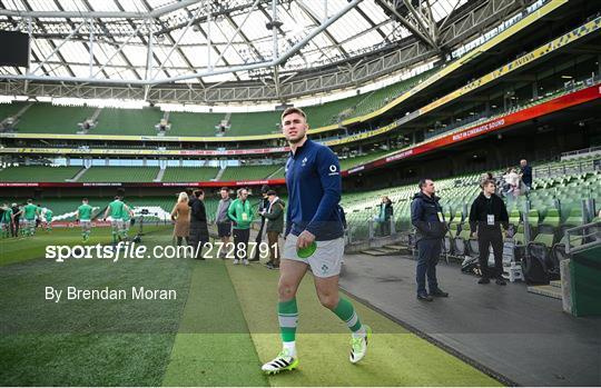 Ireland Rugby Captain's Run and Media Conference Ireland Rugby Captain's Run and Media Conference