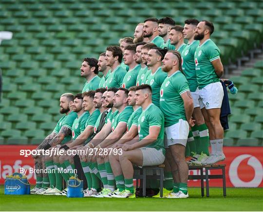 Ireland Rugby Captain's Run and Media Conference