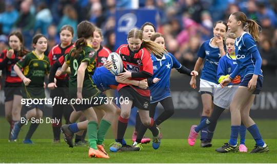 Bank of Ireland Half-time Minis at Leinster v Benetton - United Rugby Championship